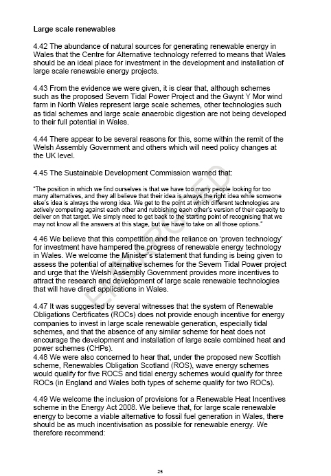 Sustainability Committee’s Energy Report