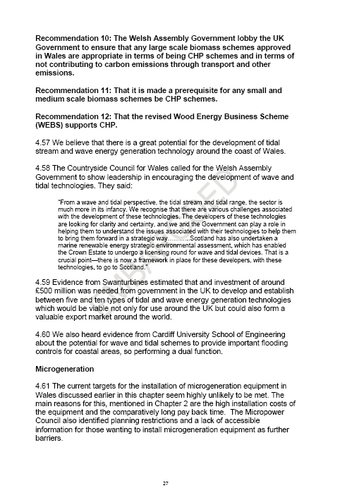 Sustainability Committee’s Energy Report