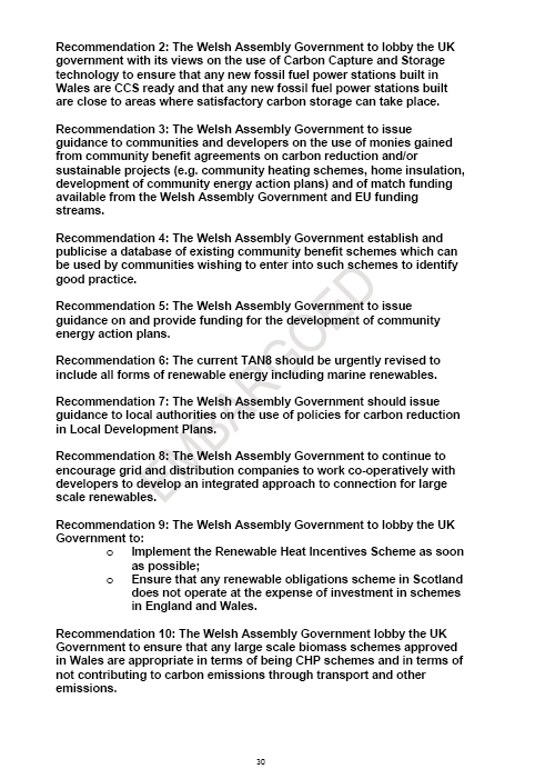 Sustainability Committee’s Energy Report