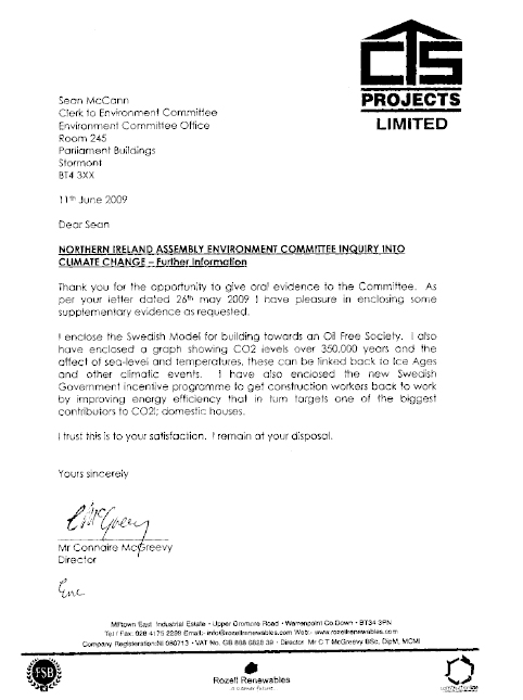 Further information from CTS Projects Ltd