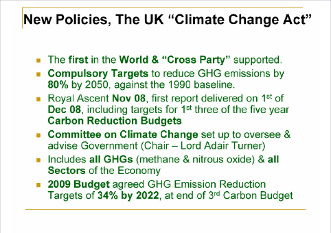 Environment Committee Visit to Climate Change Unit Power Point Presentation