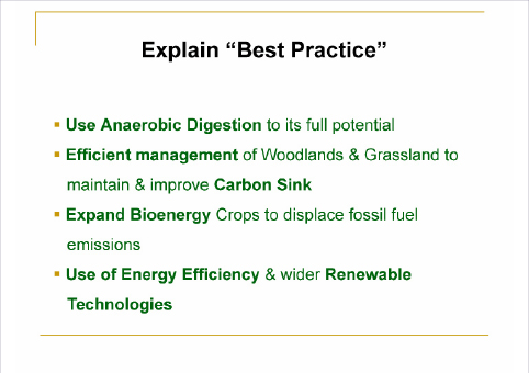 Environment Committee Visit to Climate Change Unit Power Point Presentation