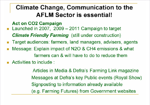 Environment Committee Visit to Climate Change Unit Power Point Presentation