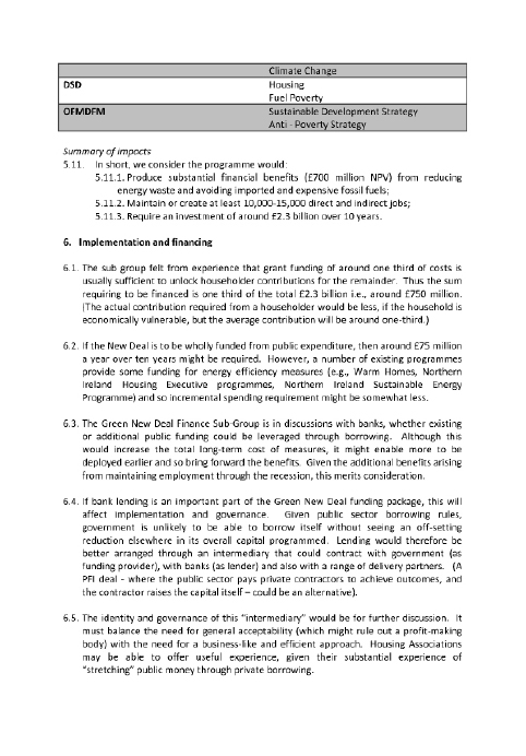 Sustainable Development Commission’s 'Green New Deal Papers