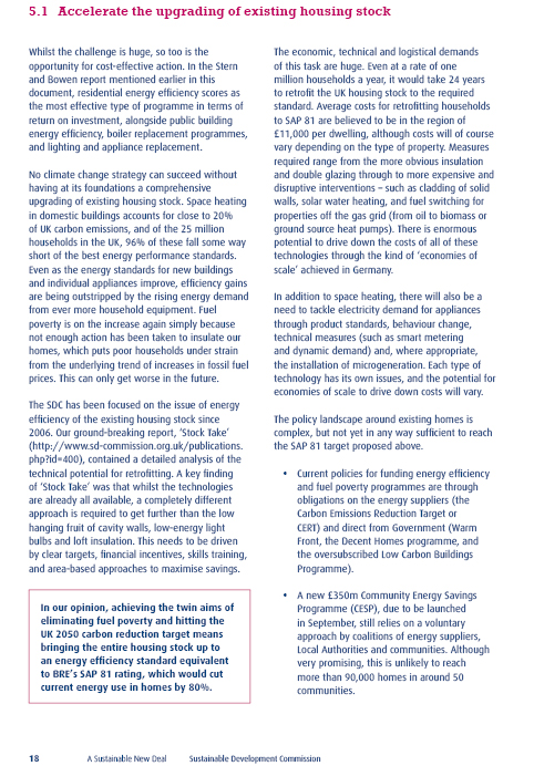 Sustainable Development Commission’s 'Green New Deal Papers