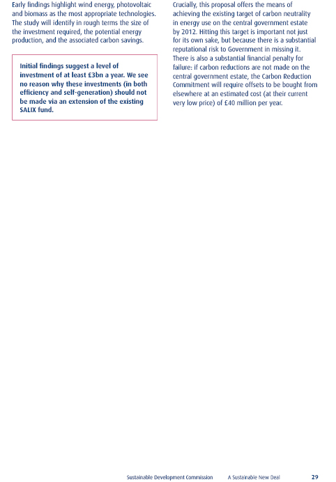 Sustainable Development Commission’s 'Green New Deal Papers