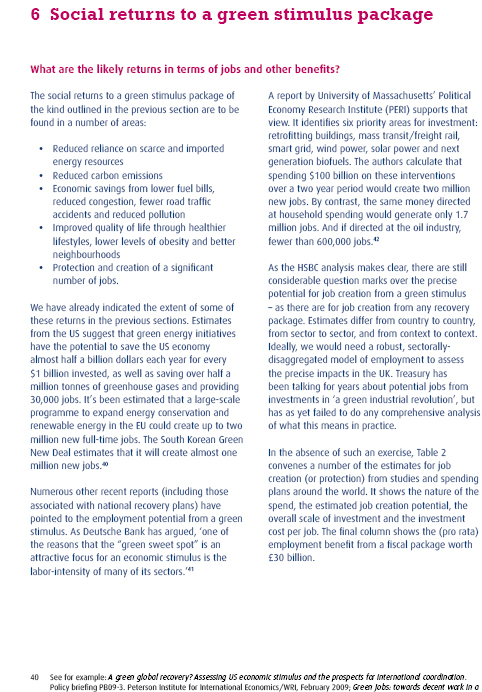 Sustainable Development Commission’s 'Green New Deal Papers