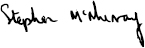Stephen McMurray signature