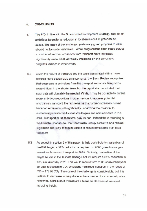 Greenhouse Gas Emissions Report