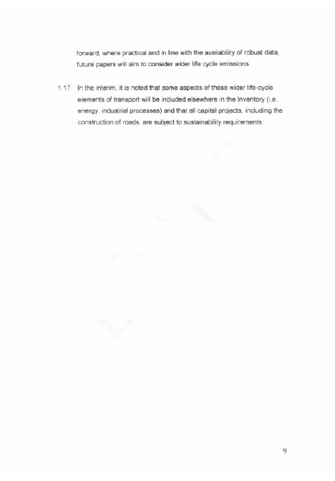 Greenhouse Gas Emissions Report