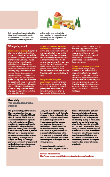 Belfast Healthy Cities - Healthy Places - Strong Foundations