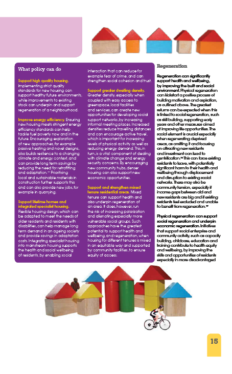 Belfast Healthy Cities - Healthy Places - Strong Foundations