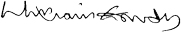 Mr Bill Gowdy Signature