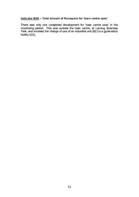 Annual Monitoring Report Example - Adur District Council