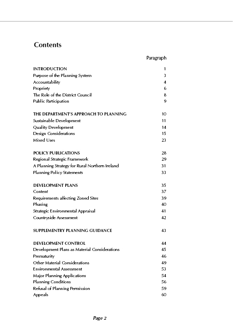 Planning Service PPS1 - General Principals