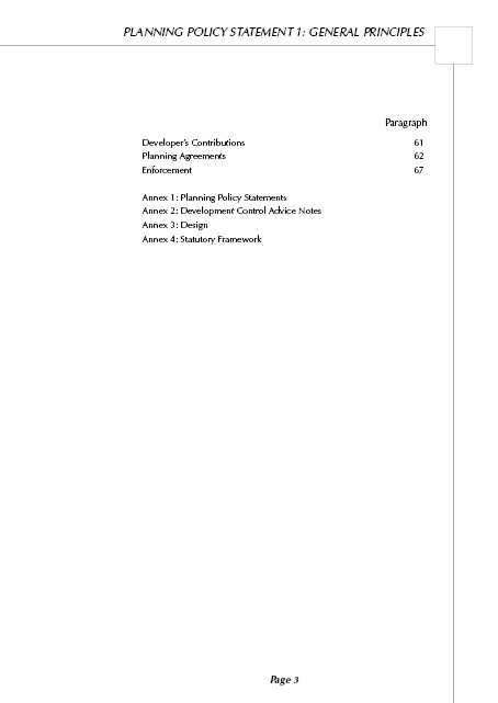 Planning Service PPS1 - General Principals