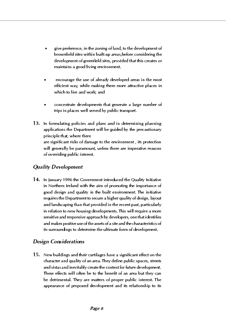 Planning Service PPS1 - General Principals