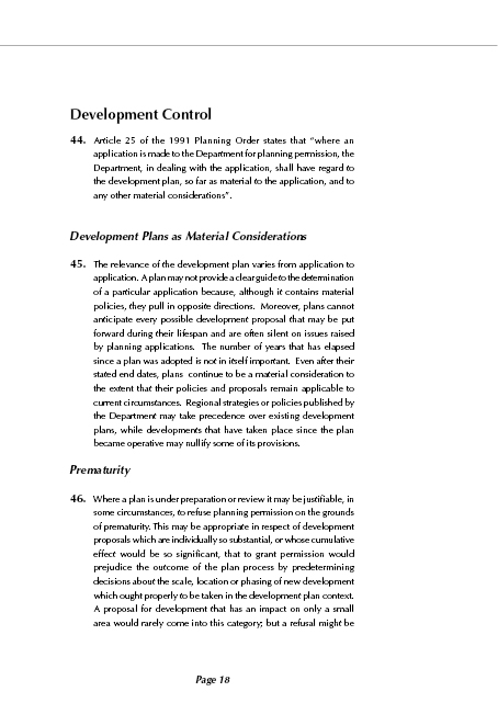 Planning Service PPS1 - General Principals