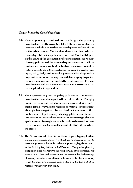 Planning Service PPS1 - General Principals