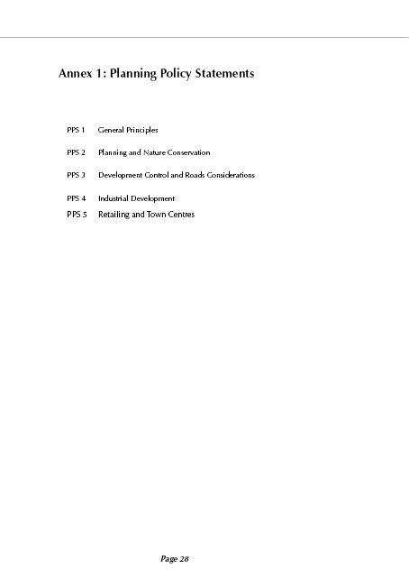 Planning Service PPS1 - General Principals