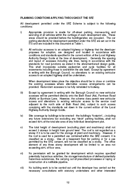 Simplified Planning Zone Scheme - Slough Trading Estate