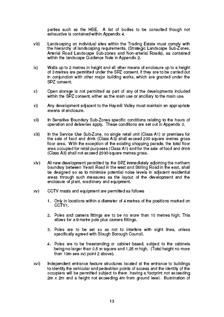 Simplified Planning Zone Scheme - Slough Trading Estate