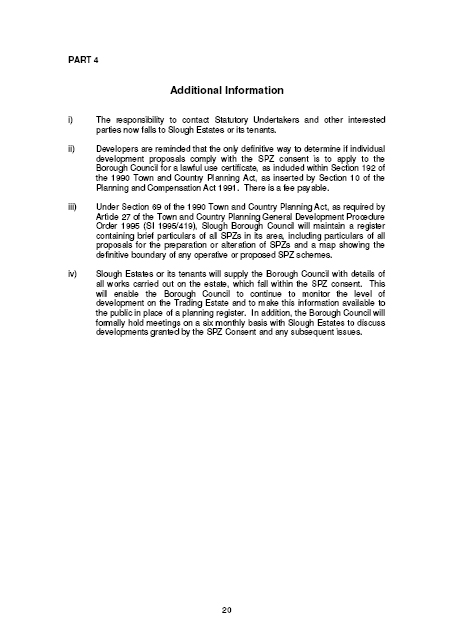 Simplified Planning Zone Scheme - Slough Trading Estate