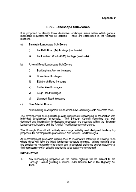 Simplified Planning Zone Scheme - Slough Trading Estate