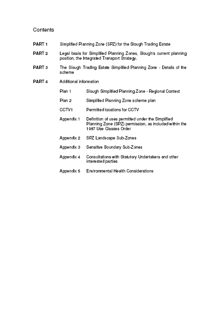 Simplified Planning Zone Scheme - Slough Trading Estate
