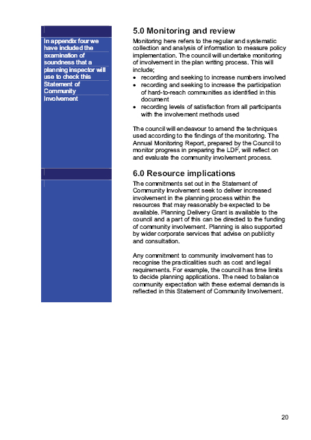 Islington’s Statement of Community involvement