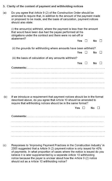 Consultation Response Form