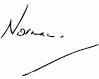Norman Irwin Signature