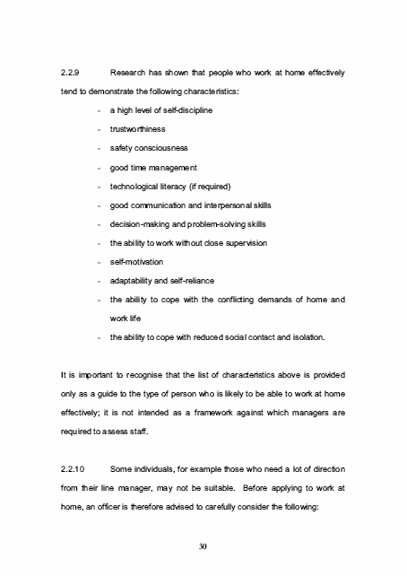 Working at home - The NICS Homeworking Policy and Guidance