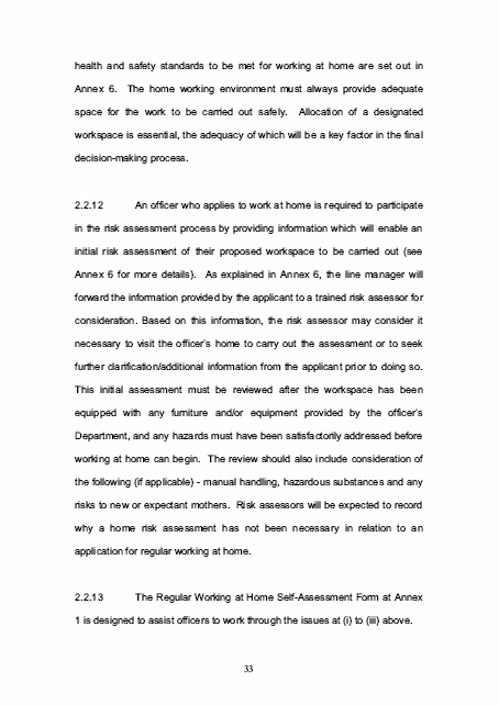 Working at home - The NICS Homeworking Policy and Guidance