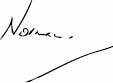 Norman Irwin Signature