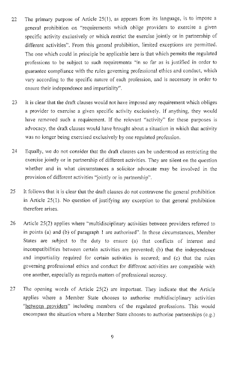 The Law Society of NI - Solicitor Advocacy submission