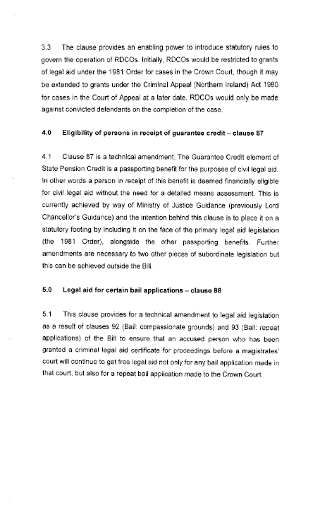 Legal Aid submission