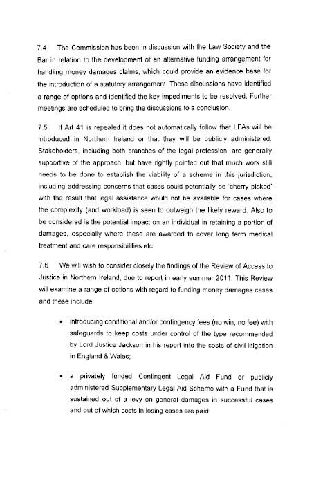 Legal Aid submission