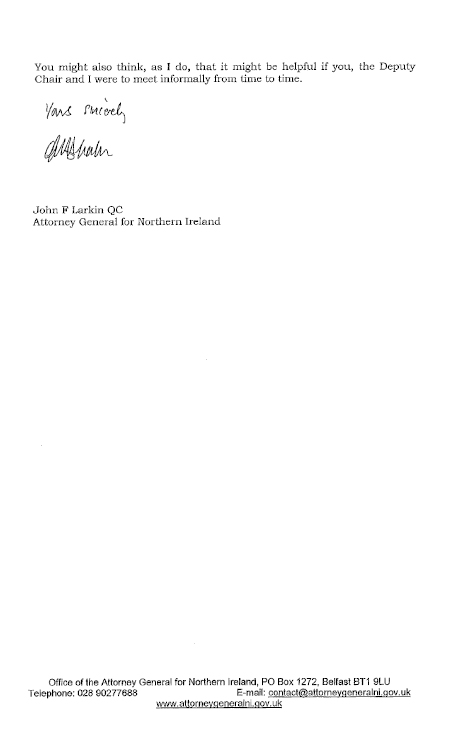 Attorney General - The Justice Bill