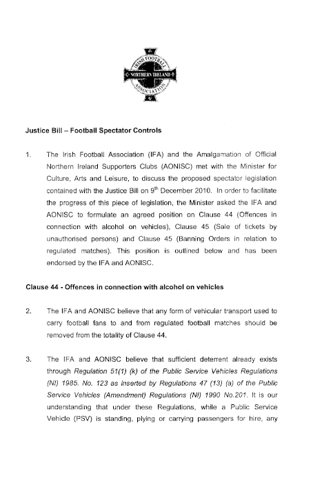 IFA submissions