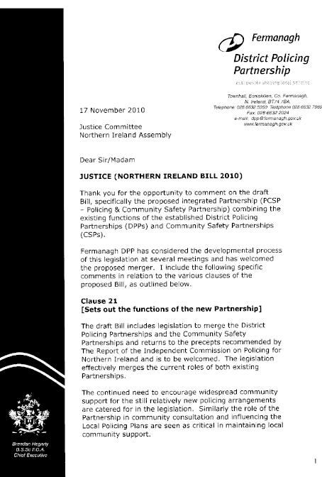 Fermanagh District Policing Partnership