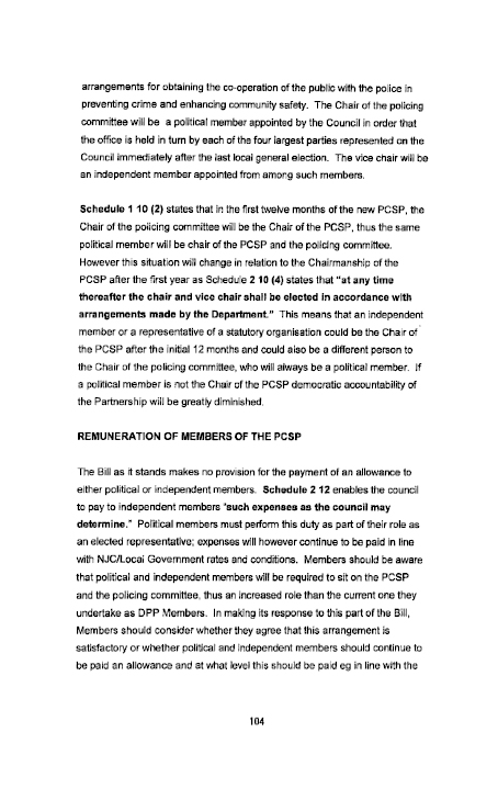 Lisburn City Council submission