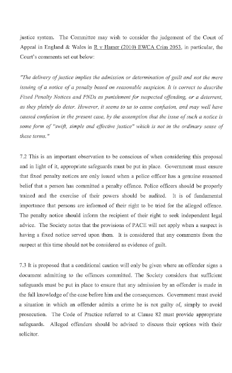Law Society of Northern Ireland submission