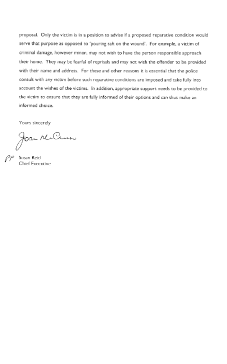 Victim Support Northern Ireland submission