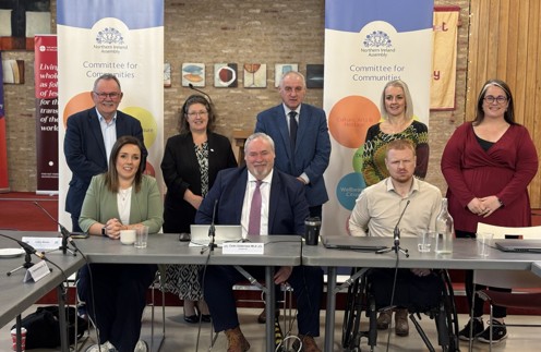 Members of the Committee during their offsite meeting at the Skainos Centre, East Belfast