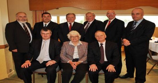 Committee Members with the EU Commissioner for Agriculture, Marianne Fischer Boal