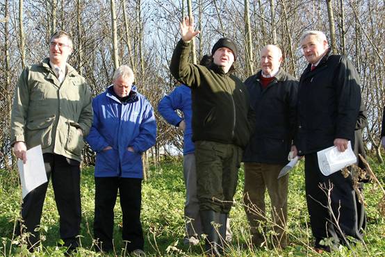 Committee Members with members of Rural Community Network at a local river project, December 2009 