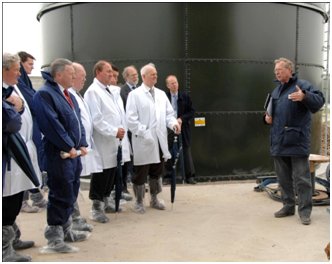 (Members at DARD’s research facility during the Renewables Inquiry)