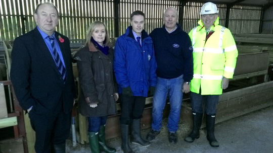 Committee for Agriculture and Rural Development on their visit to Cleland Farm