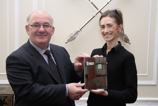William Hay MLA, Speaker of the Northern Ireland Assembly and Christine Watts, Environmental Services Manager